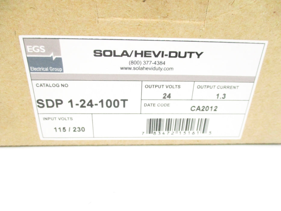 EMERSON SDP1-24-100T 115/230V 0.7/0.4A NSMP