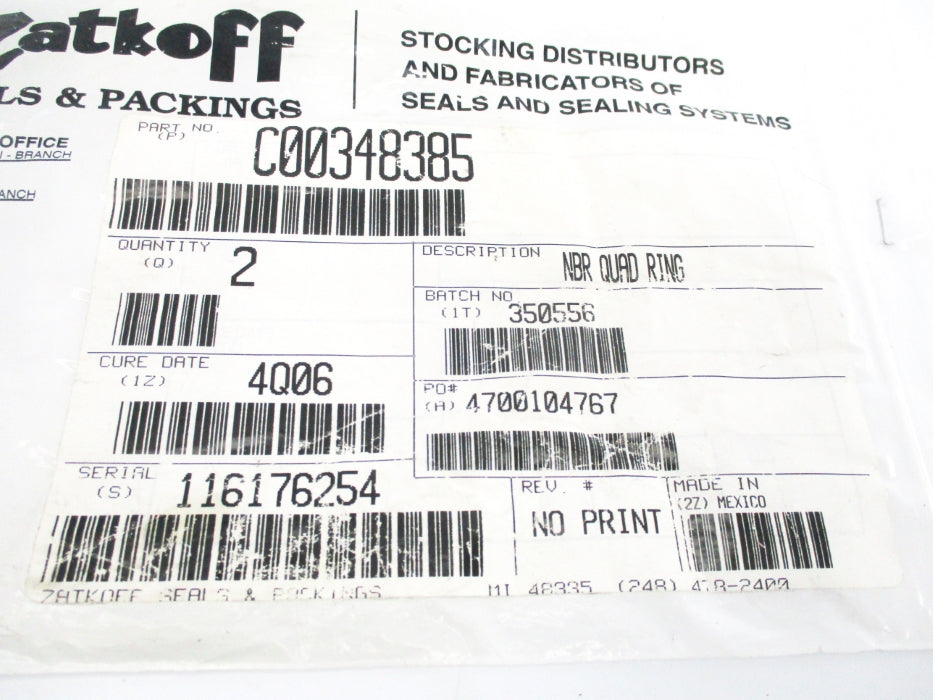 SPARE PART C00348385 (PKG OF 2) NSMP