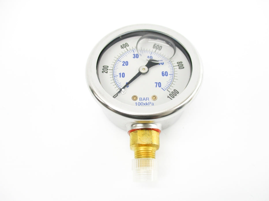 GAUGE 201L-208M 0-1000PSI NSMP