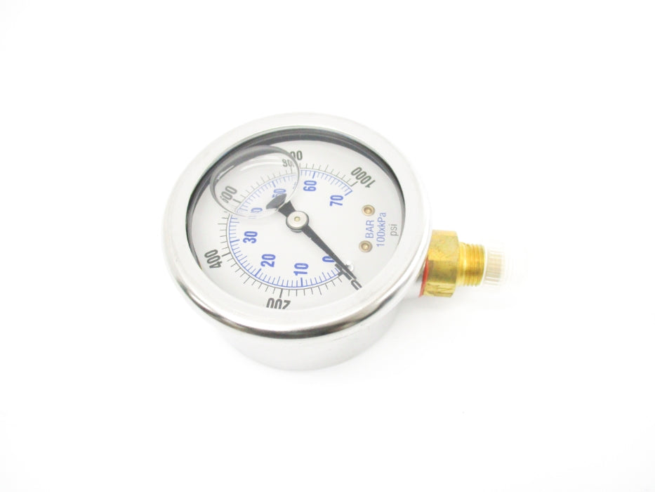 GAUGE 201L-208M 0-1000PSI NSMP