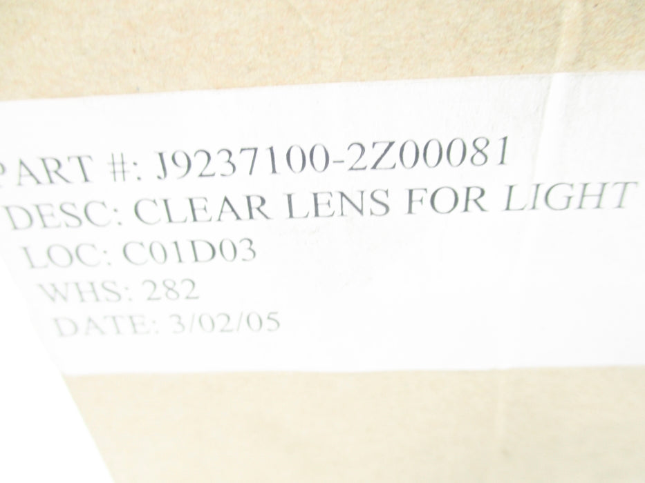 LENS J9237100-2Z00081 NSMP
