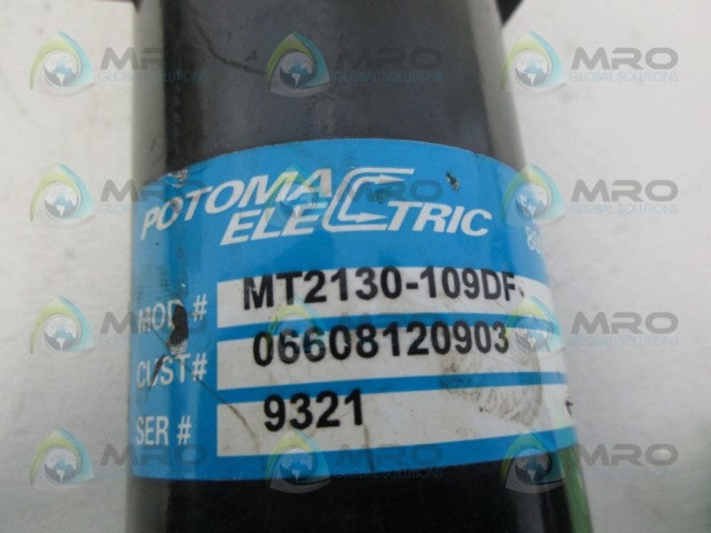 POTOMA MT2130-109DF SERVO MOTOR UNMP