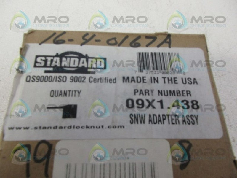 STANDARD BEARING 09X1-438 ADDAPTER ASSEMBLY NSMP