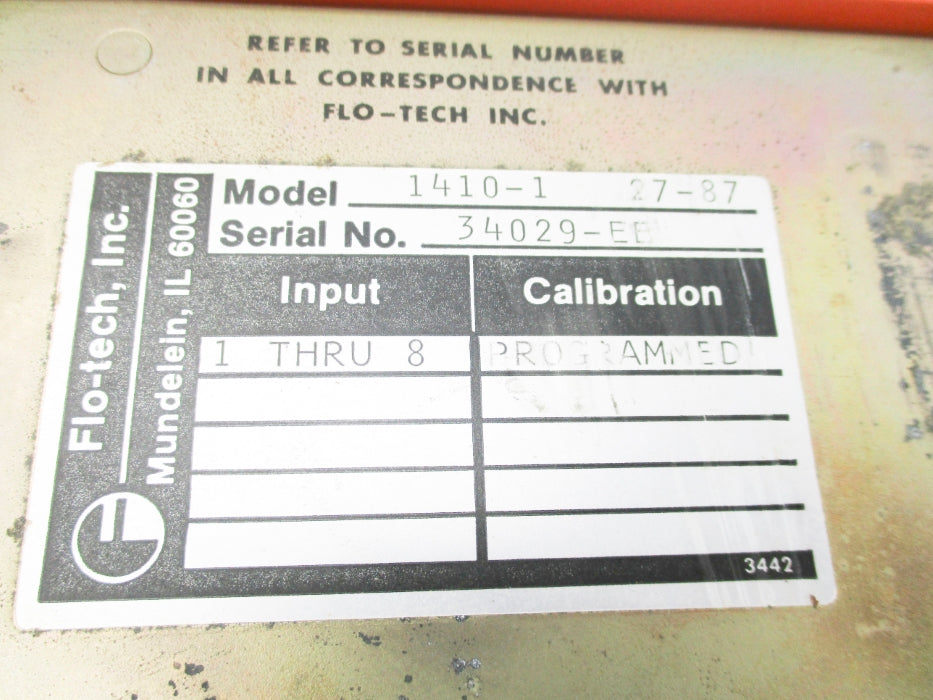 FLO-TECH 1410-1 UNMP