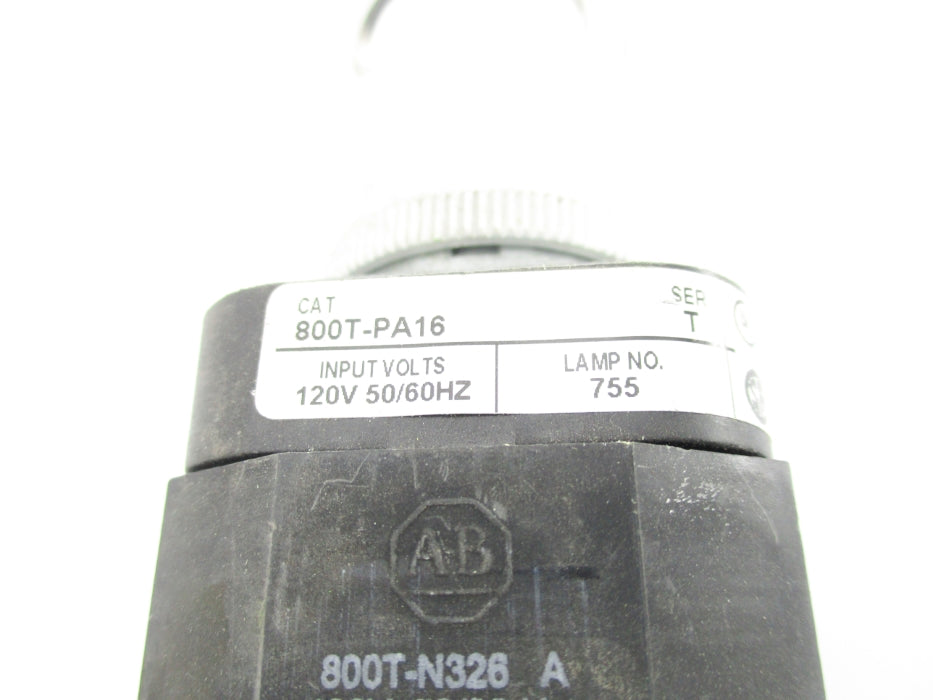 ALLEN BRADLEY 800T-PA16 SER. T 120V (AS PICTURED1) NSNP