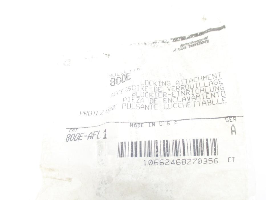 INDUSTRIAL SPARE PART 800E-AFL1 SER. A NSMP