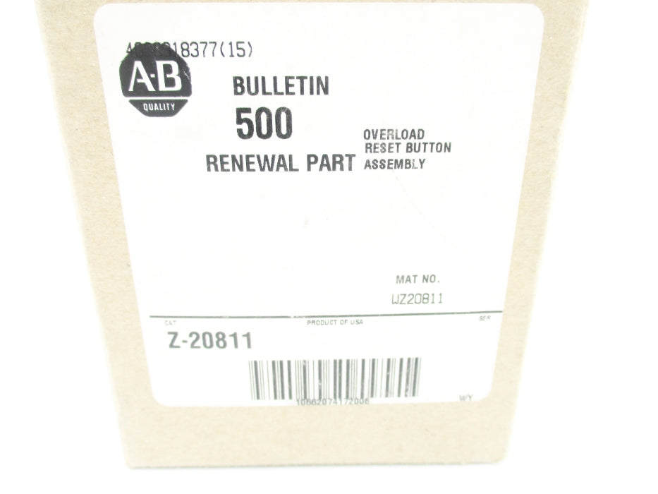 INDUSTRIAL SPARE PART Z-20811 (BR/WH) NSMP