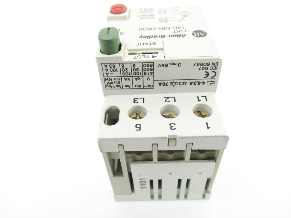 ALLEN BRADLEY 140-MN-0630 SER. D 600V 4.0-6.3A NSNP