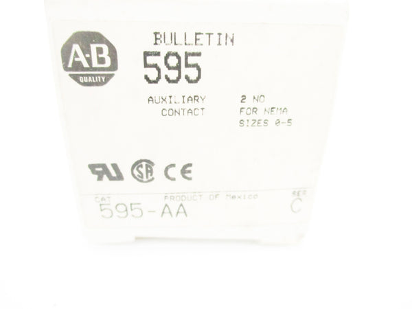 ALLEN BRADLEY 595-AA SER. C 600VAC (WH) NSMP