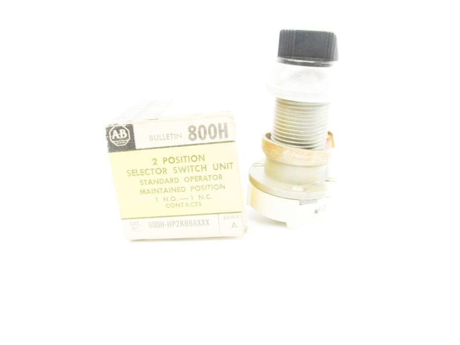ALLEN BRADLEY 800H-HP2KB6AXXX SER. A (BK/YL) NSMP