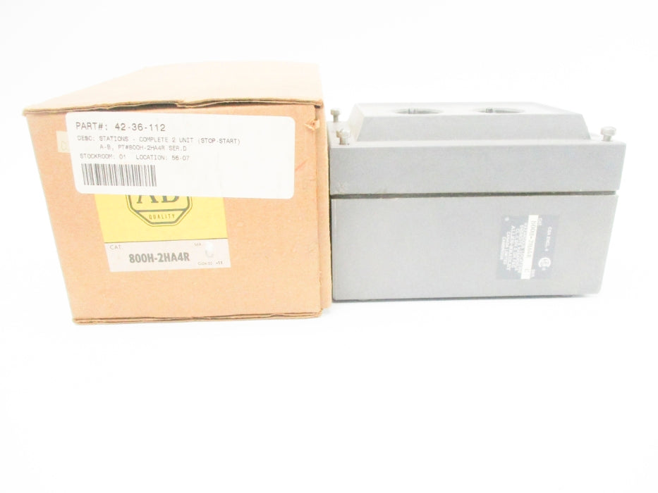 ALLEN BRADLEY 800H-2HA4R SER. C (AS PICTURED1) (BR/YL) NSMP