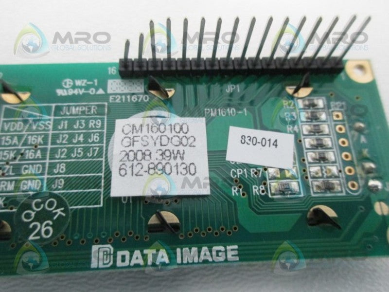 DATA IMAGE PM1610-1 LCD MODULE NSNP