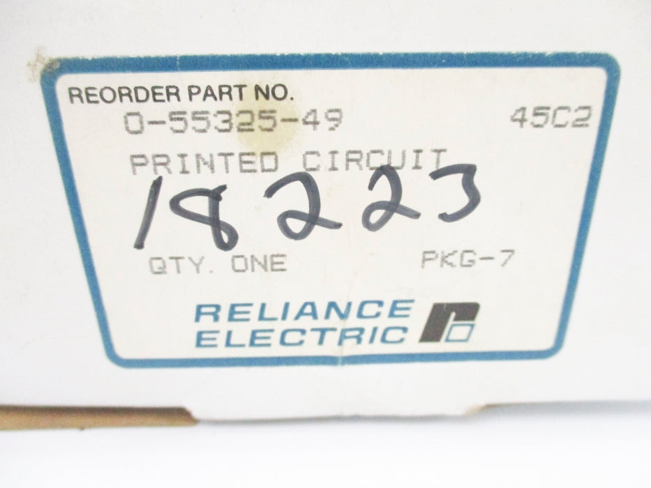 RELILANCE ELECTRIC 0-55325-49 NSMP