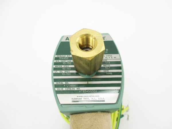 ASCO HT8345G001 110/120V 10-150PSI NSMP
