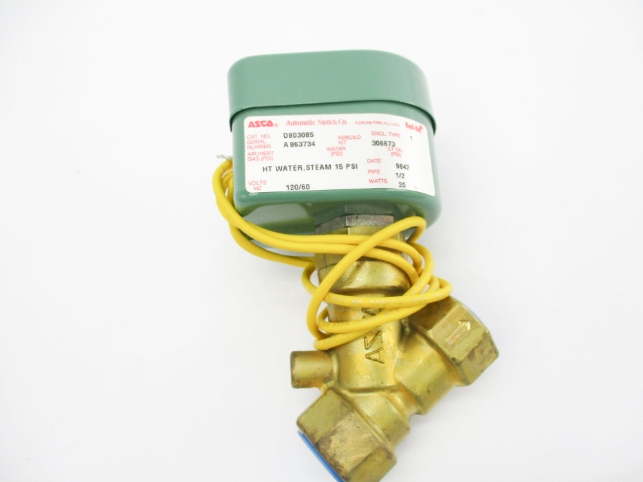 ASCO D803085 120V 15PSI 1/2" NSMP