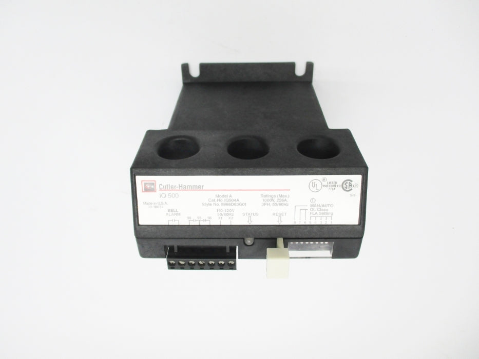 CUTLER HAMMER IQ504A 9966D63G01 110/120V 226A NSMP