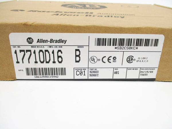 ALLEN BRADLEY 1771-OD16 SER. B DATE: 2000 NSFS