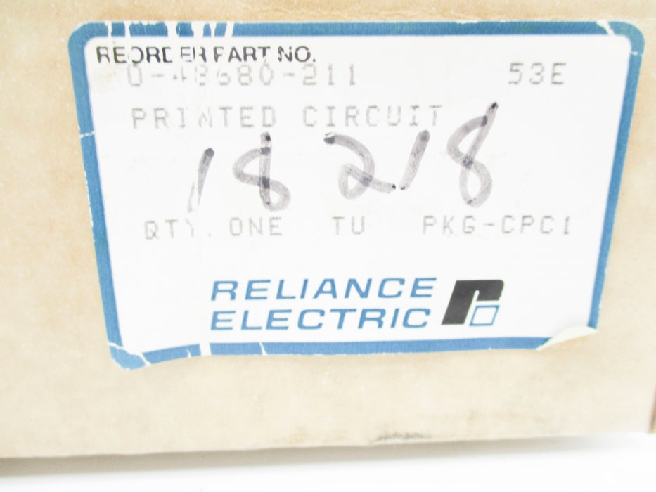 RELIANCE ELECTRIC 0-48680-211 MD-B3011H NSMP