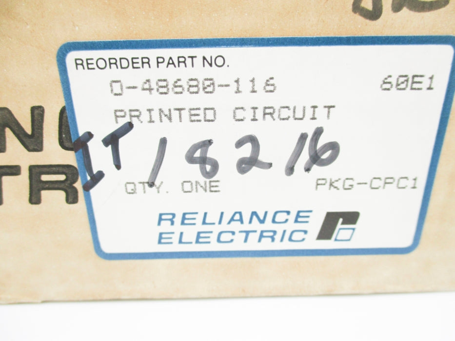 RELIANCE ELECTRIC 0-48680-116 MD-B3005L NSMP