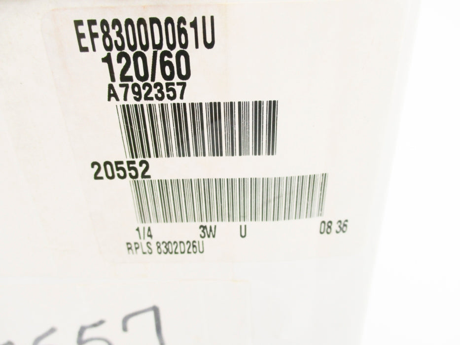 ASCO EF8300D061U 120V 120PSI 1/4" NSMP