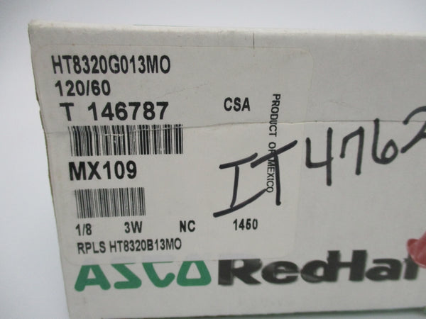 ASCO HT8320G013MO 110/120V 125-150PSI NSMP