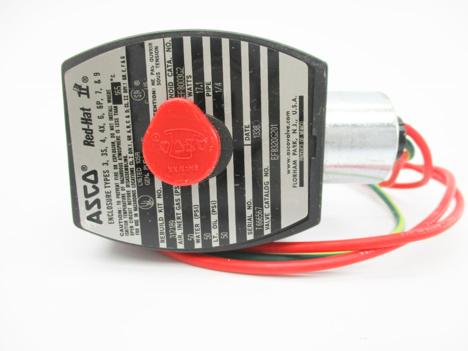 ASCO EF8320G201 120V 50PSI 1/4" NSMP