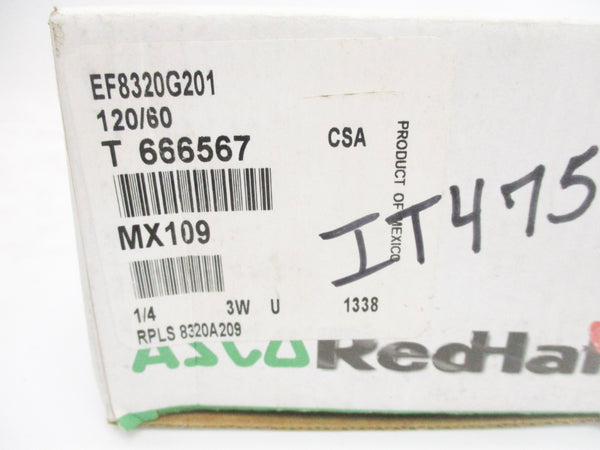 ASCO EF8320G201 120V 50PSI 1/4" NSMP