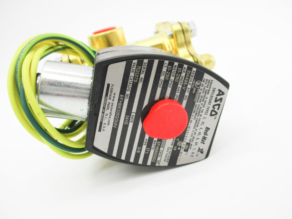 ASCO EFHB8316G014V 120V 10-250PSI 3/8" NSMP