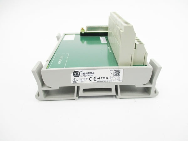 ALLEN BRADLEY 1492-AIFM8-3 SER. C 0-132VAC/DC (BR/WH) NSMP