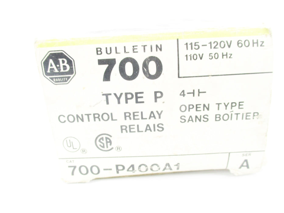 INDUSTRIAL SPARE PART 700-P400A1 SER. A 120V 60A (BK/YL) NSMP