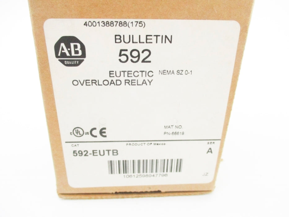 INDUSTRIAL SPARE PART 592-EUTB SER. A 120-600VAC (BR/WH) NSMP