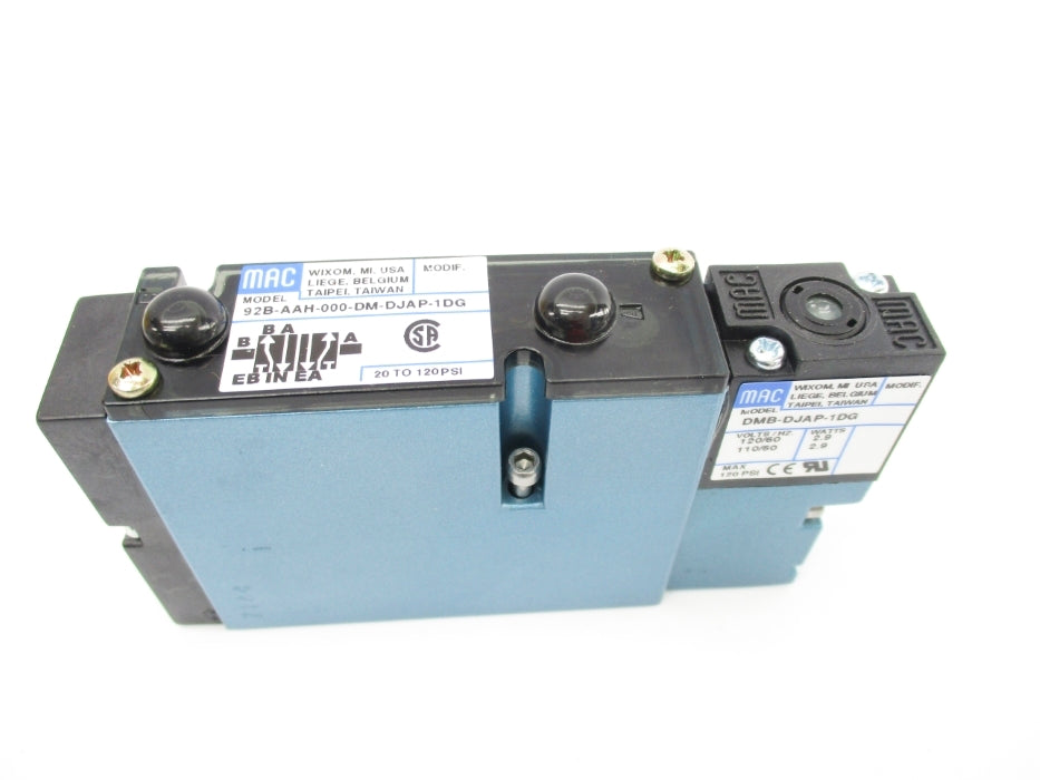 MAC 92B-AAH-000-DM-DJAP-1DG 110/120V 20-120PSI NSMP