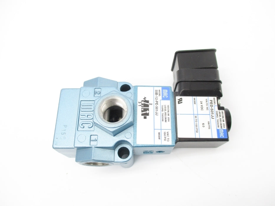 MAC 55B-12-PE-501JJ 24VDC 30-150PSI NSMP