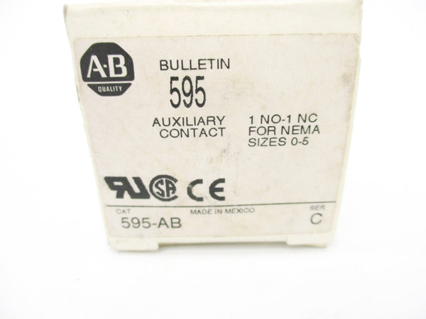 ALLEN BRADLEY 595-AB SER. C 600VAC (WH) NSMP