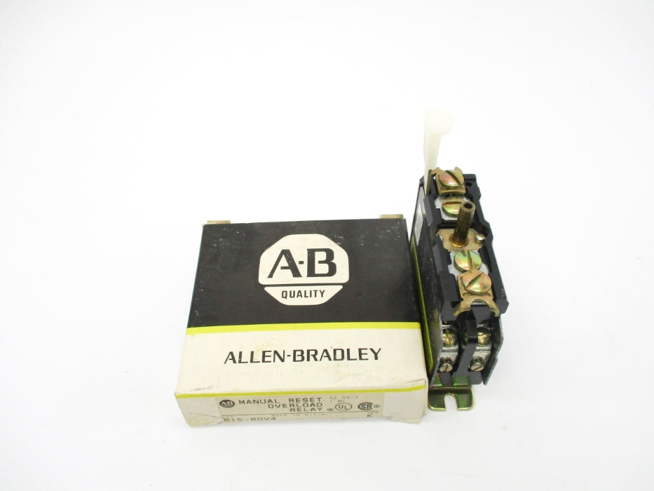 ALLEN BRADLEY 815-BOV4 SER. K 600VAC (BK/YL) NSMP