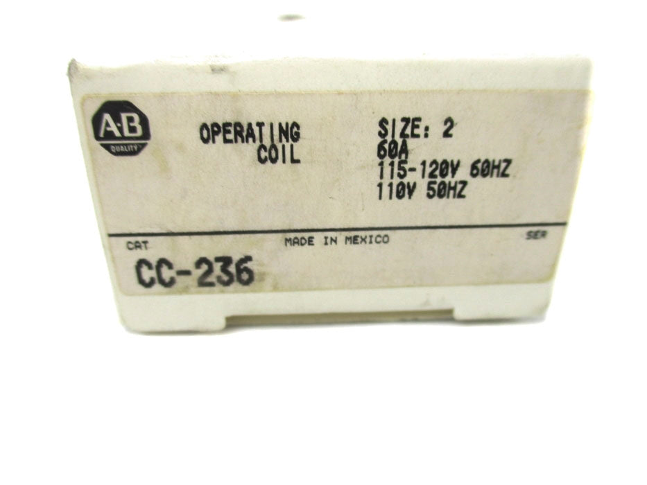 ALLEN BRADLEY CC-236 110/115-120V 60A (WH) NSMP