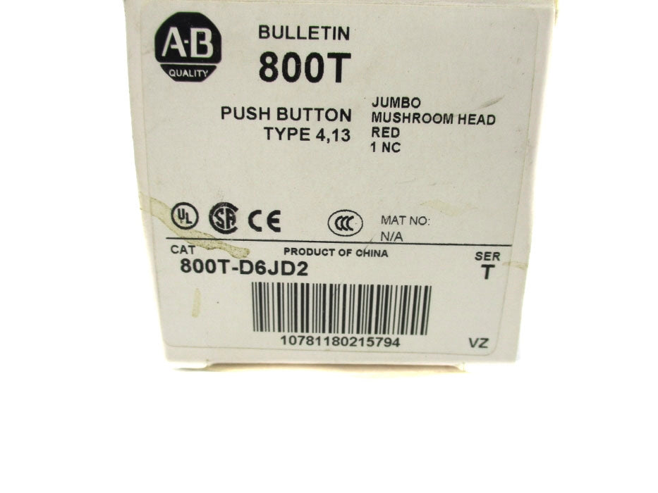 INDUSTRIAL SPARE PART 800T-D6JD2 SER. T (WH) NSMP