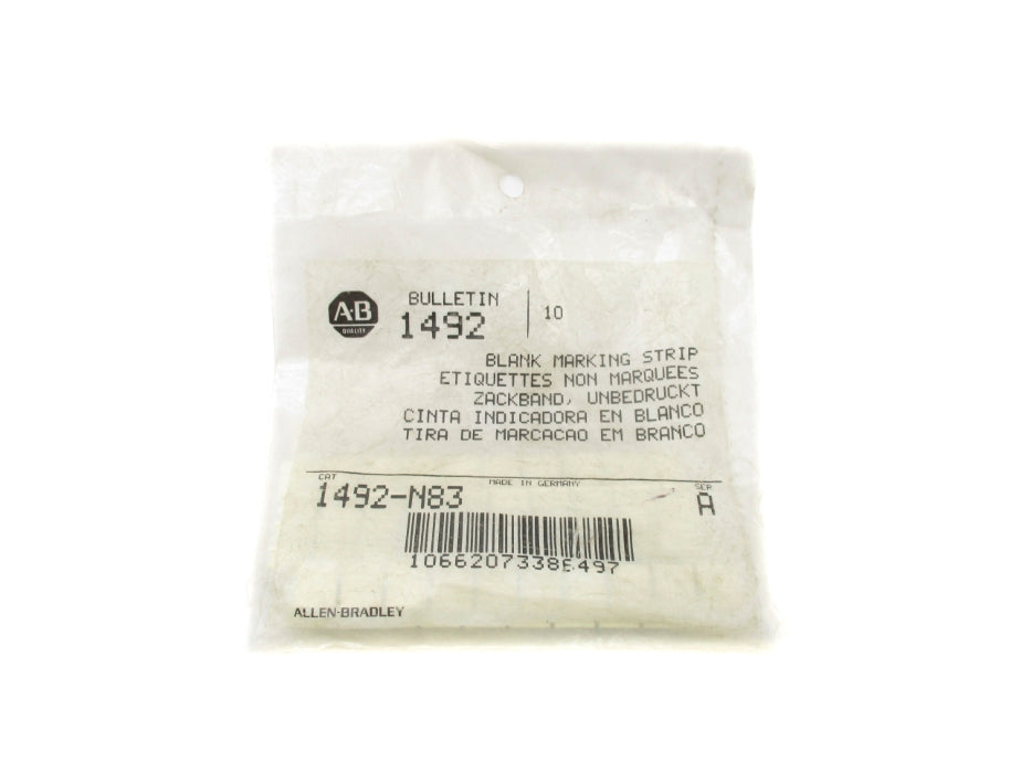 ALLEN BRADLEY 1492-N83 SER. A (PKG OF 10) NSMP