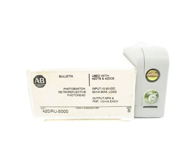 ALLEN BRADLEY 42DRU-5000 SER. B 10-30VDC (WH) NSMP
