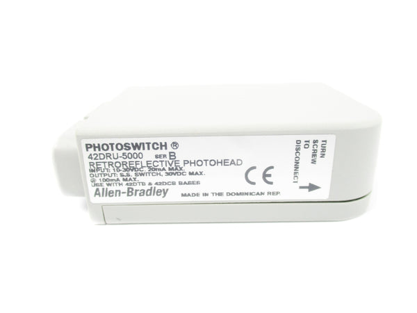 ALLEN BRADLEY 42DRU-5000 SER. B 10-30VDC (WH) NSMP