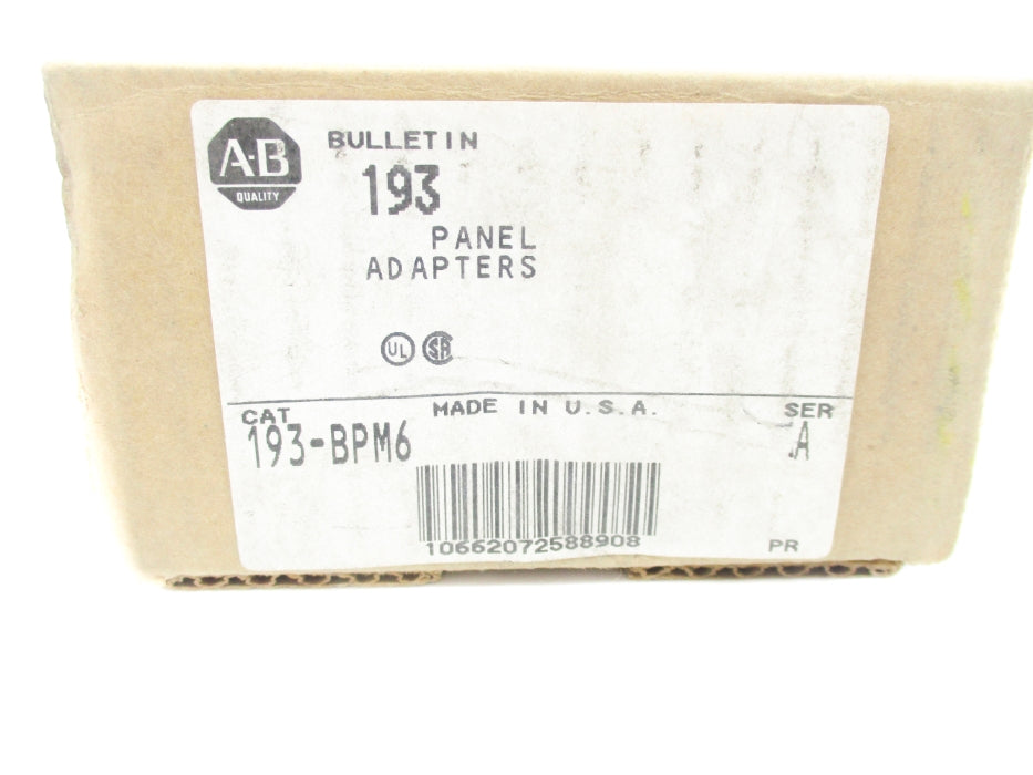 INDUSTRIAL SPARE PART 193-BPM6 SER. A (BR/WH) NSMP