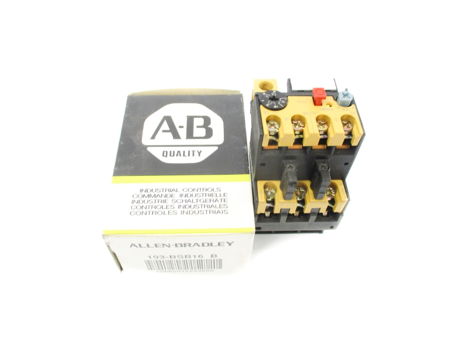 INDUSTRIAL SPARE PART 193-BSB16 SER. B 600V 1.0-1.6A (BK/YL) NSMP
