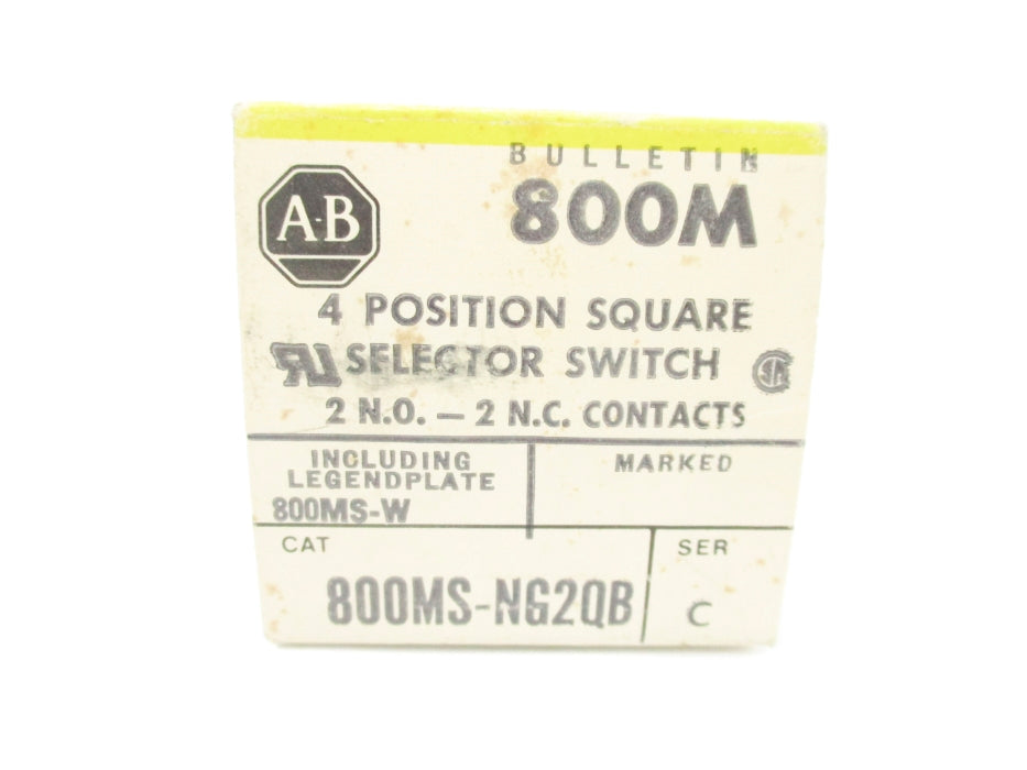 INDUSTRIAL SPARE PART 800MS-NG2QB SER. C (BK/YL) NSMP