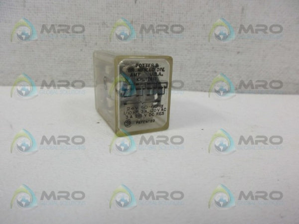 POTTER & BRUMFIELD KHU-17A11-24 RELAY 24V UNMP