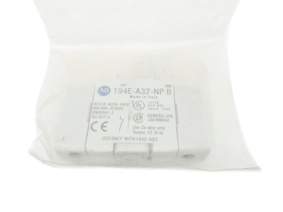 INDUSTRIAL SPARE PART 194E-A32-NP SER. B NSMP