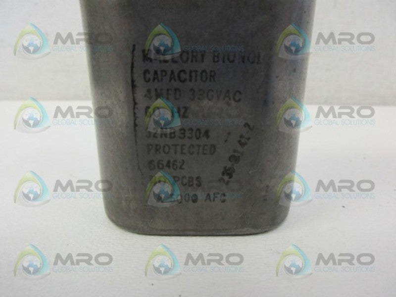 MALLORY 32NB3304 MOTOR RUN CAPACITOR UNMP