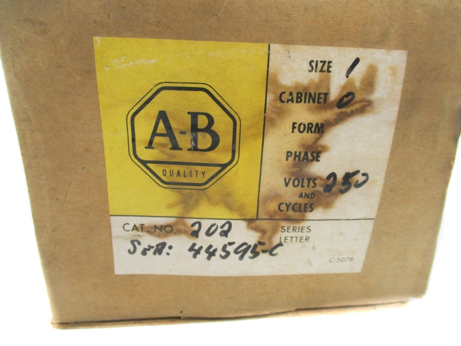 INDUSTRIAL SPARE PART 202-44595 SER. C 250VDC 22.5A (BR/YL) NSMP