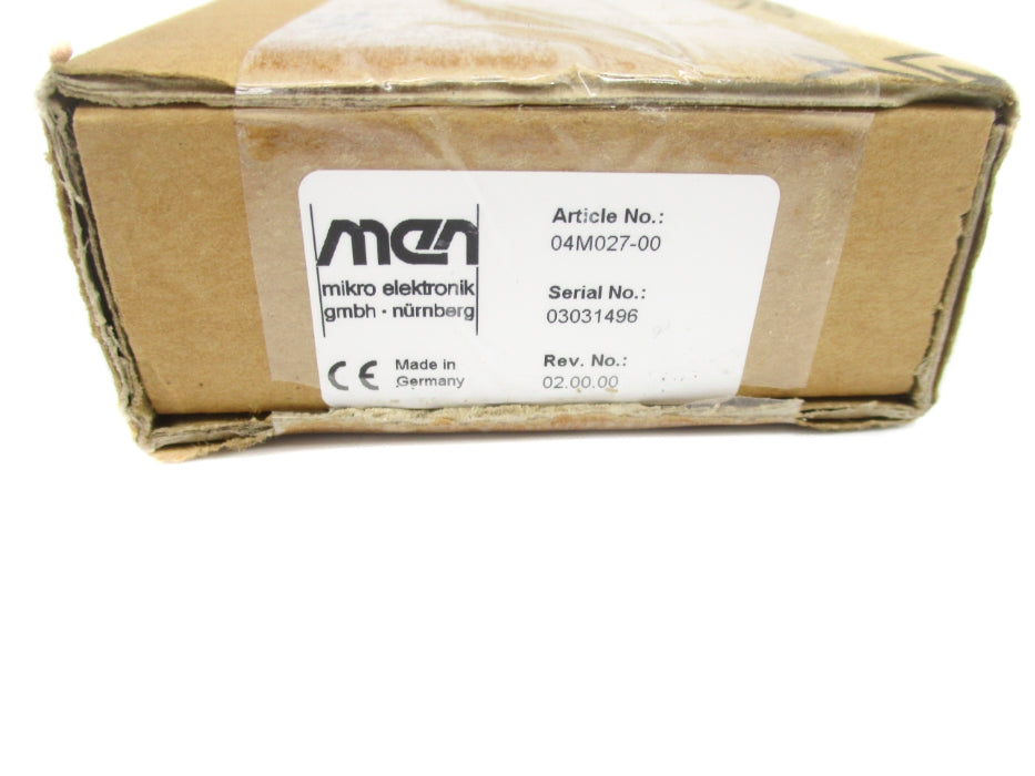MIKRO ELEKTRONIK 04M027-00 REV. 02.00.00 NSMP