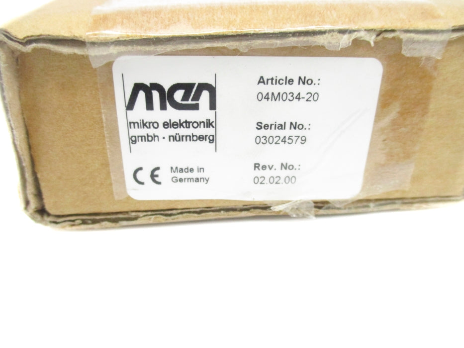 MIKRO ELEKTRONIK 04M034-20 REV. 02.02.00 NSMP
