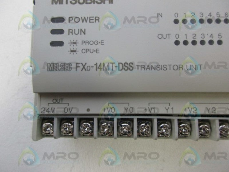 MITSUBISHI FX0-14MT-DSS PLC DC BASE TRANSISTOR UNIT NSMP